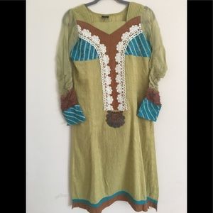 Very nice chickenkari embellished dress